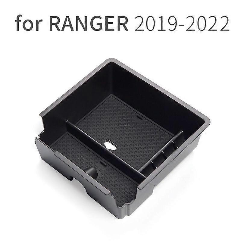 Car Central Armrest Storage Box Secondary Coin Phone Container for Ford Ranger 2012-2022