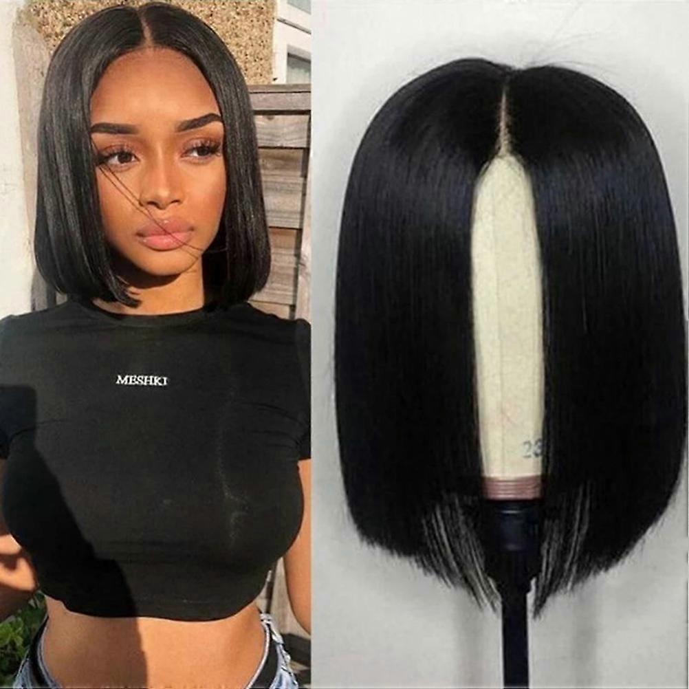 Short Straight Bob Lace Front Wigs with Closure