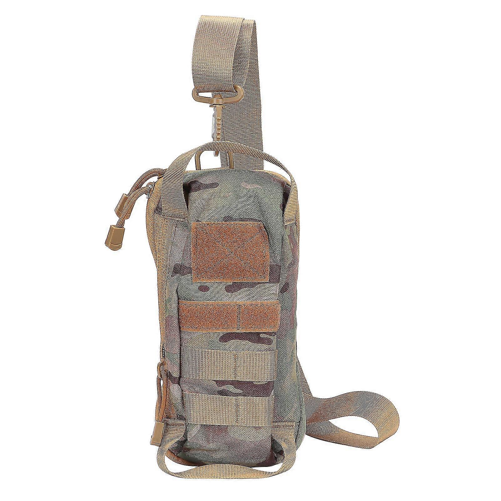 Waterproof Camouflage Military Chest Waist Bag - Multi-Functional Dual-Purpose Nylon Material