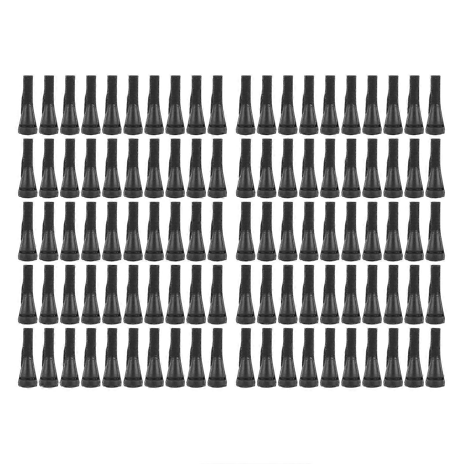 Poultry Plucker Machine Picker Rubber Hair Removal Stick Replacement for Ducks Chicken Geese - 100PCS (Black)