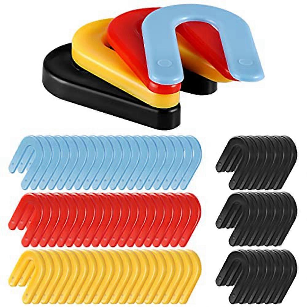 440 Pieces Horseshoe Shim Tile Spacers Plastic Shims Structural Horseshoe U Shaped Tile Shims for L