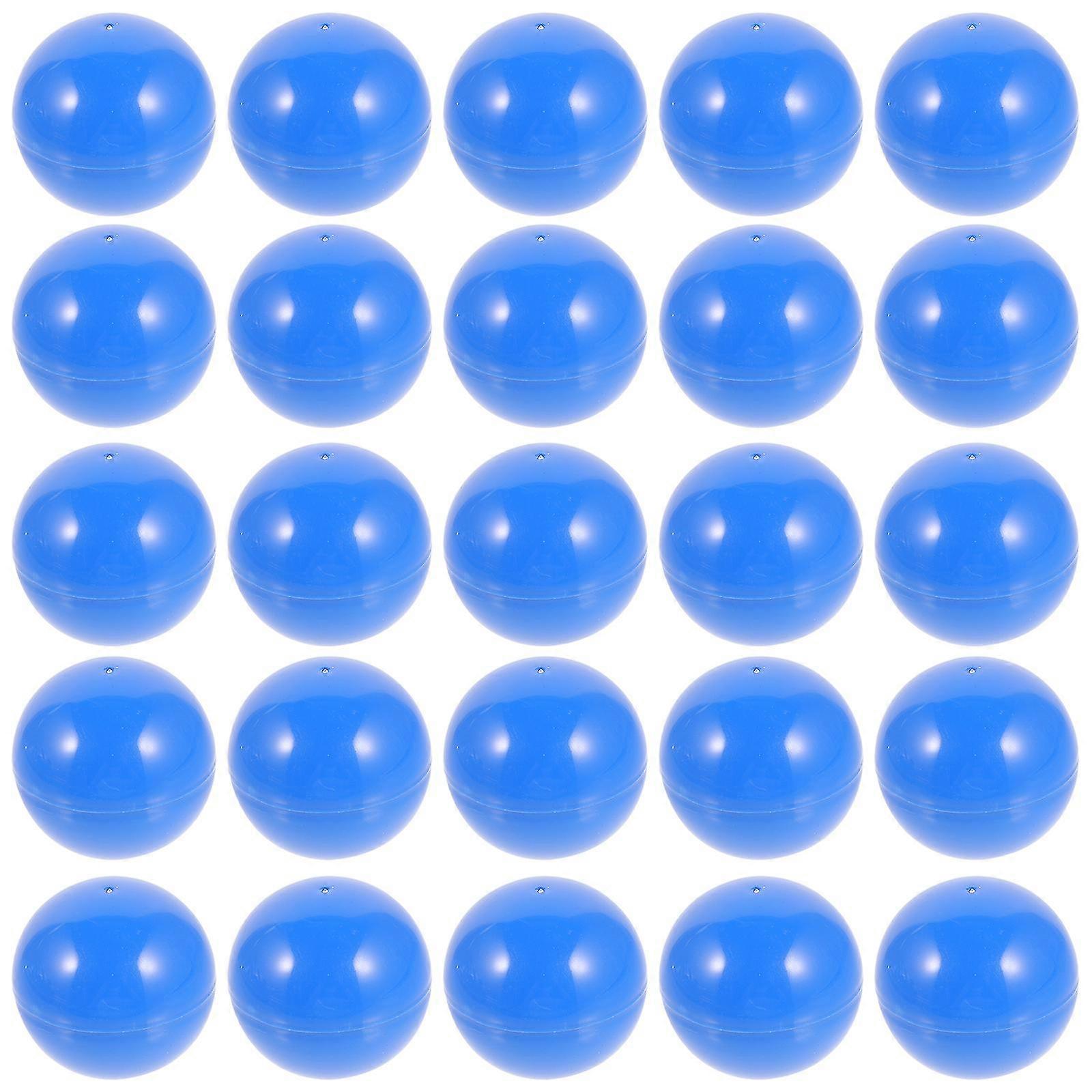 50 قطع كرات يانصيب النشاط كرات صغيرة مجوفة نشاط مضحك ملون لحزب اللعبة (قطر أزرق 40 مم) - FCY