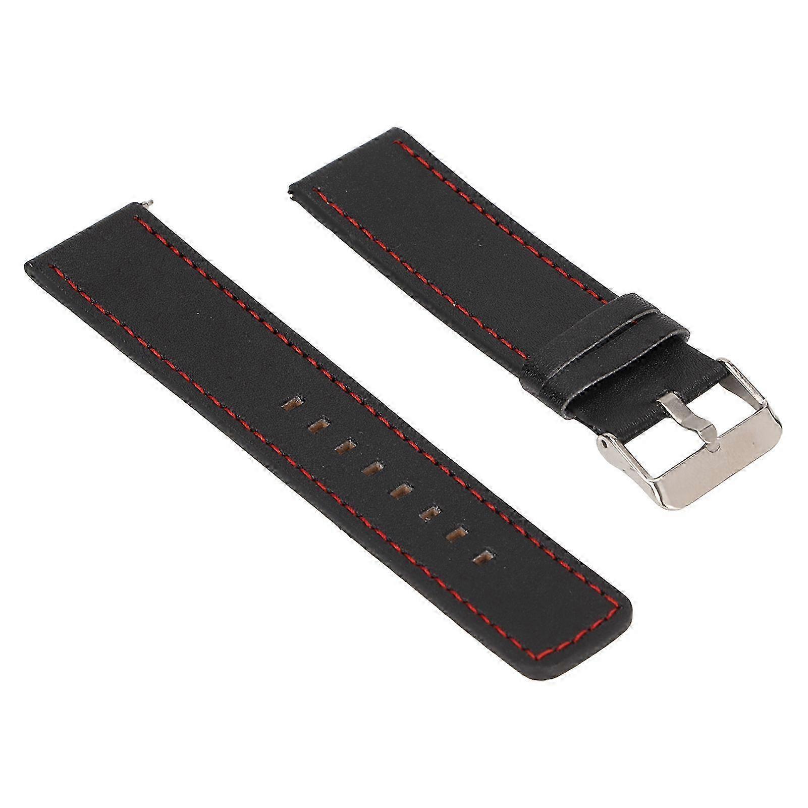 Leather Watchband 22mm for Smartwatch Compatible with Realme Watch 2 Pro Strap Bracelet