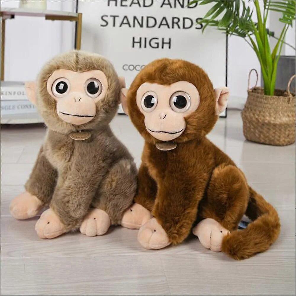 Cartoon Simulation Big Eyes Moneky Stuffed Children Plush Toy