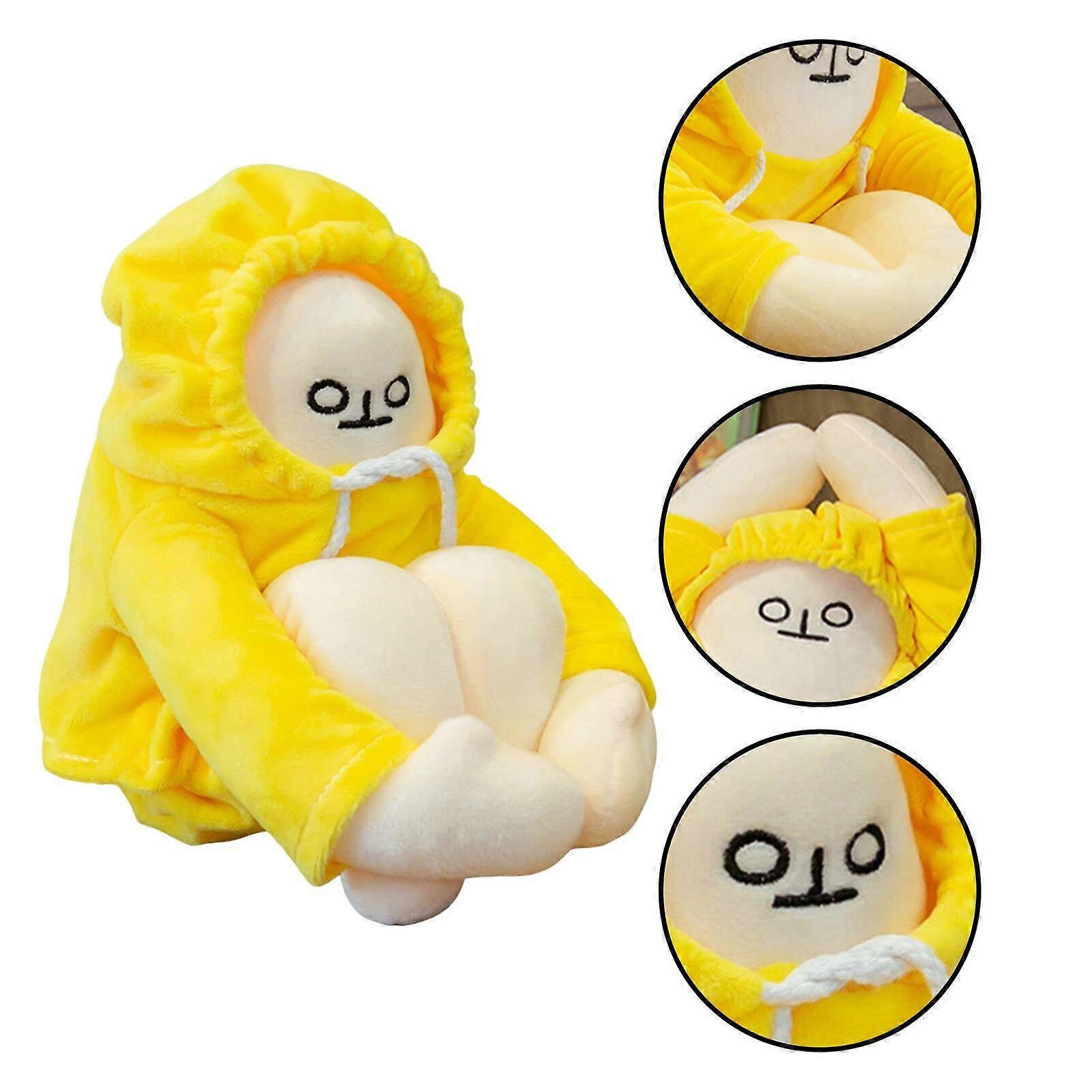 Plush Banana Man 18cm Weird Banana Man Stuffed Animals Doll Funny Plush Doll,100% New