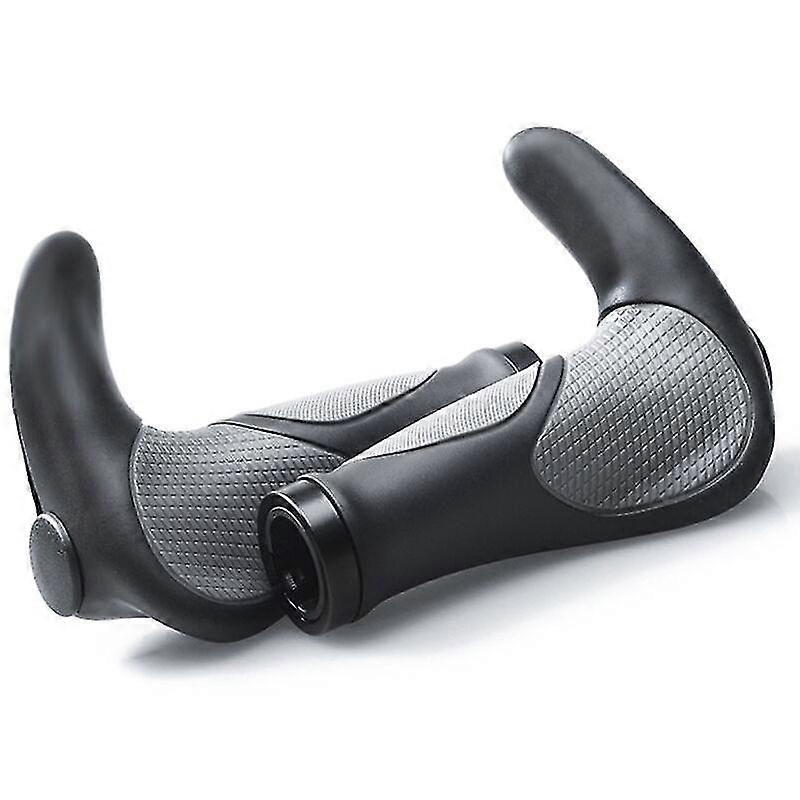 Poignées De Vélo Ergonomiques 'Horn' Avec Gel Amortissant - Noires - NEUVES - Confort Garantie
