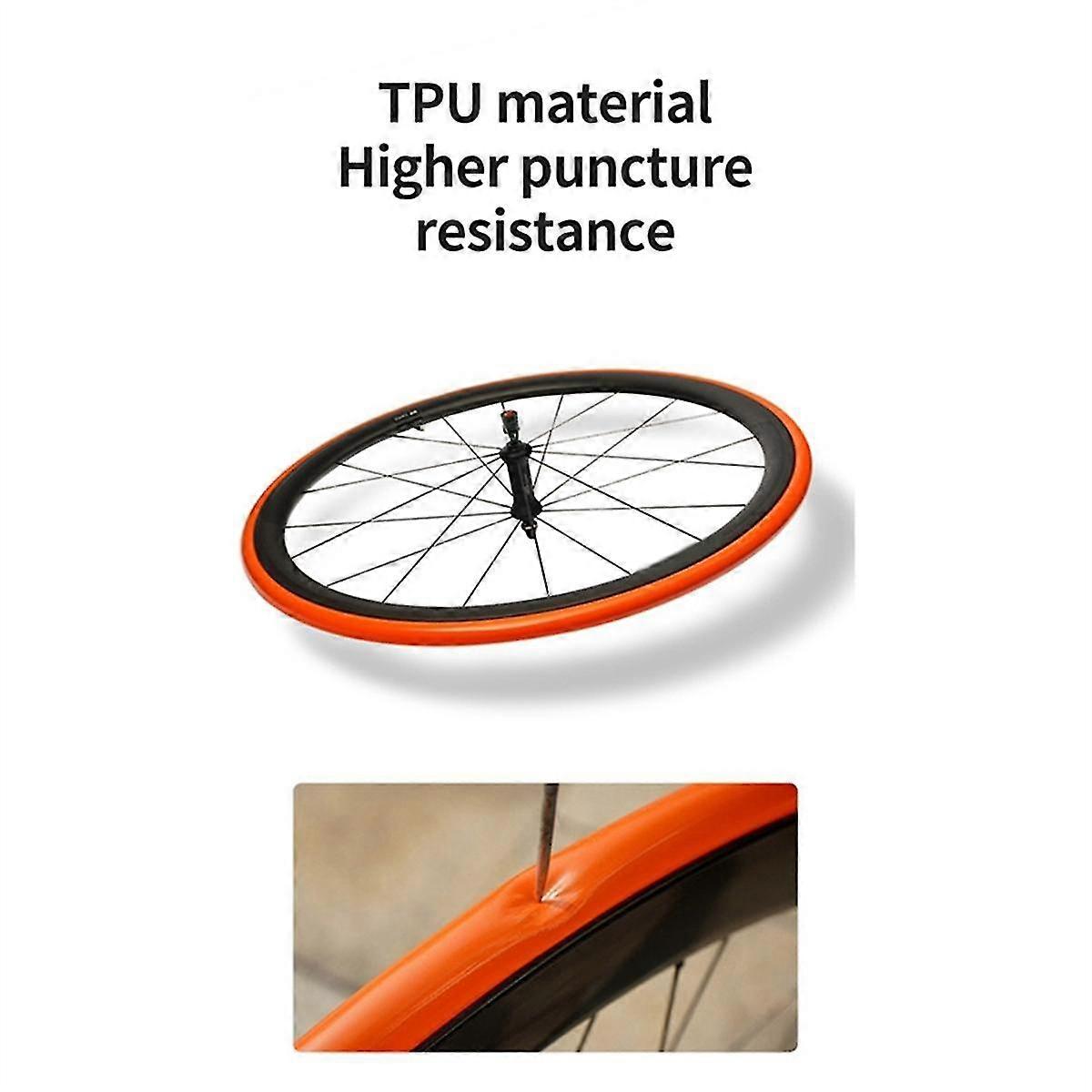 2 Pcs Ultralight Vélo Tpu Chambre À Air 700 X 18-32C Route Vélo Pneu Tube Longueur 65mm Longueur Français Super Light Tube