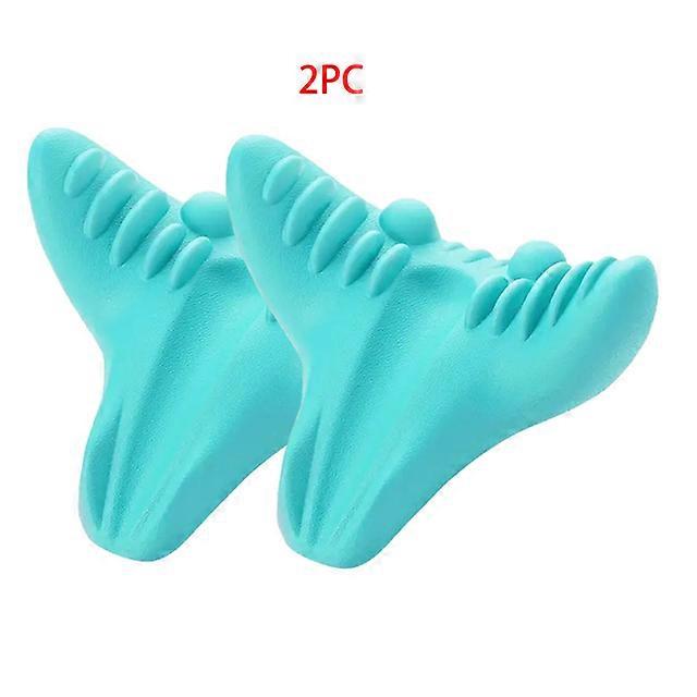 Neck And Shoulder Relaxer, Cervical Traction Device For TMJ And Cervical Spine Alignment, Chiropractic Pillow Neck Stretcher