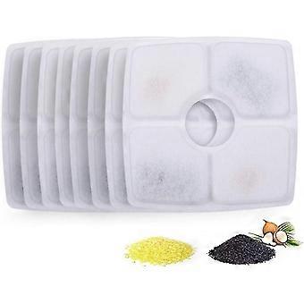 Drinking Fountain Replacement Filter With Resin And Activated Carbon Flower Water Dispenser Filter For Cat And Dog