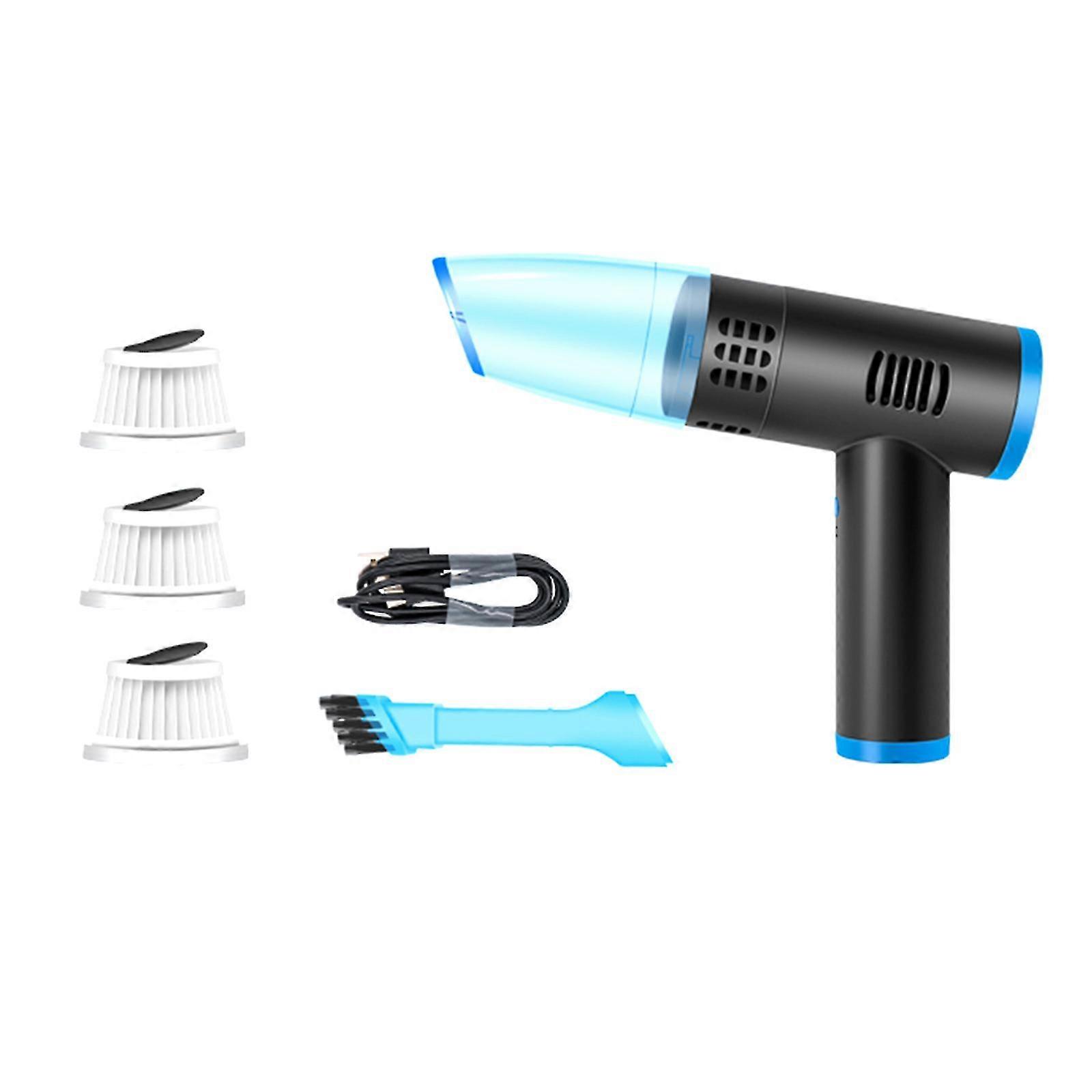 Electric Duster Air Blower Cordless Mini Computer Vacuum Air Keyboard Cleaner