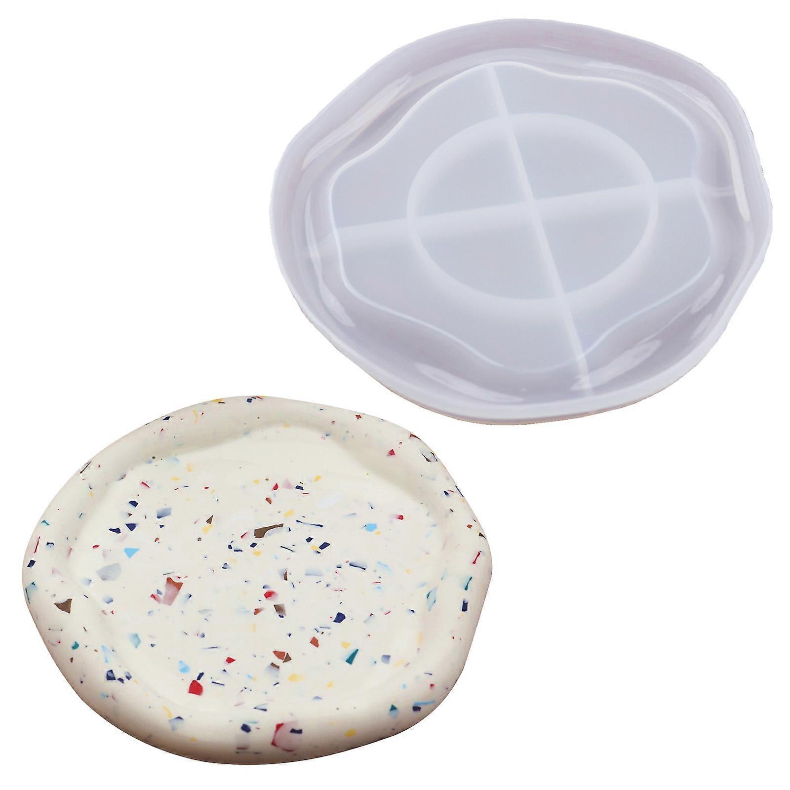 Oval/Round Coaster Silicone Mold Irregular Shape Epoxy Resin Production Mould