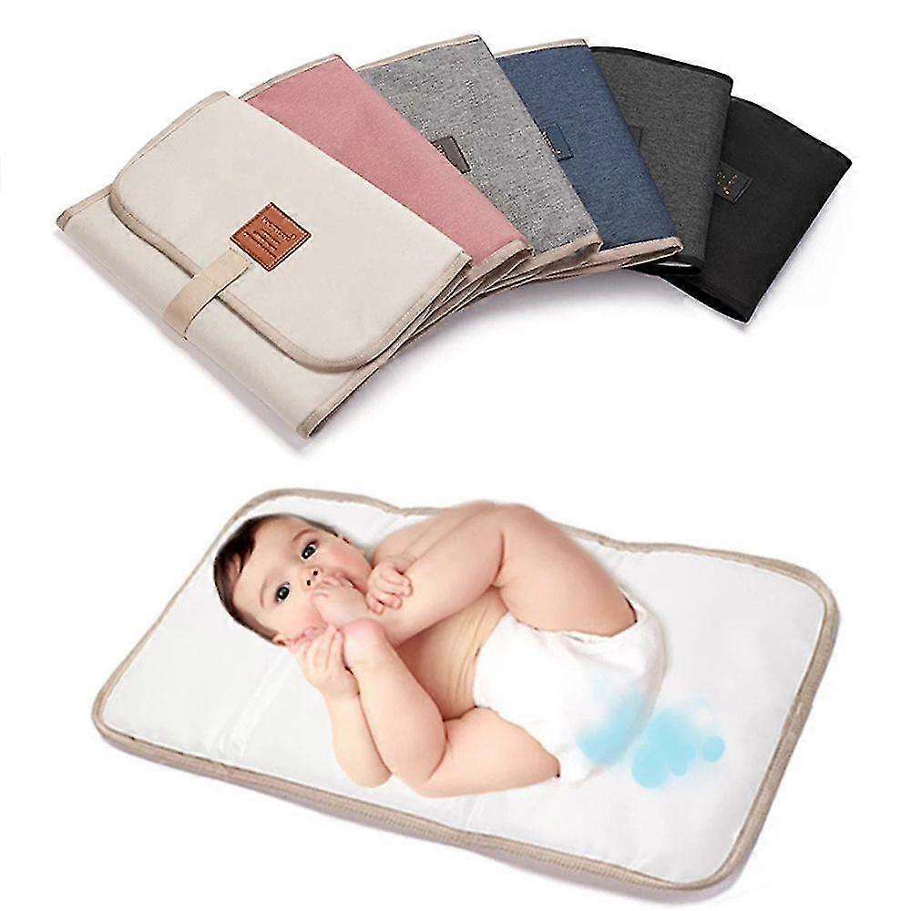 Tapis à langer portable, pliable, lavable et imperméable pour bébé