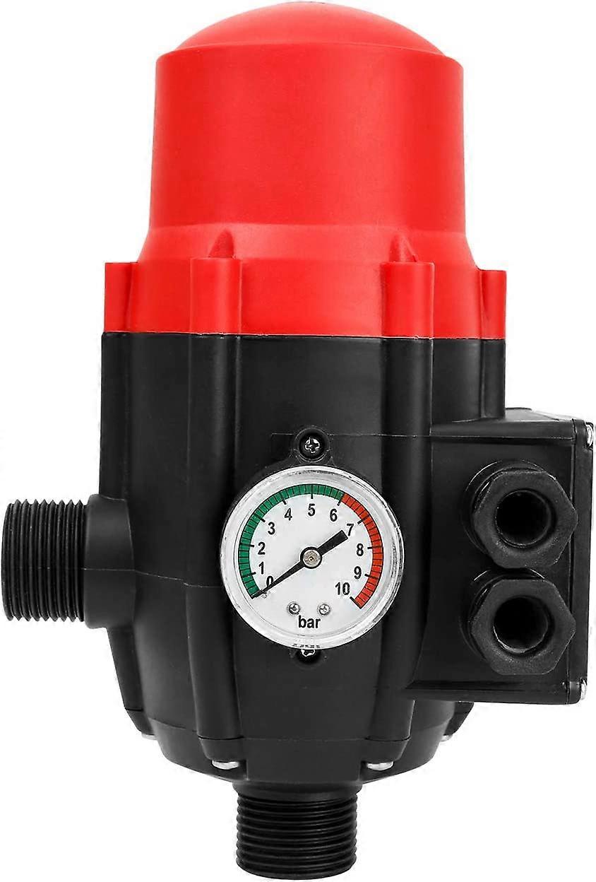 Water Pump Pressure Switch 10bar,Electric Pressure Switch,Auto On/Off,Auto On/Off,RedInterface: G1