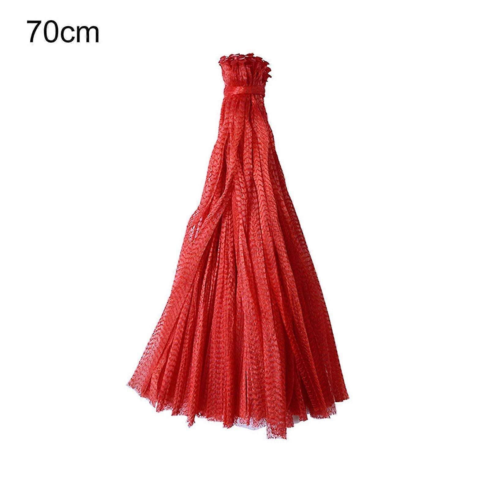 100pcs Mesh Woven Bags Reusable Breathable Plastic Multifunctional Fruit Growth String Net Sacks For Garden-MXBC