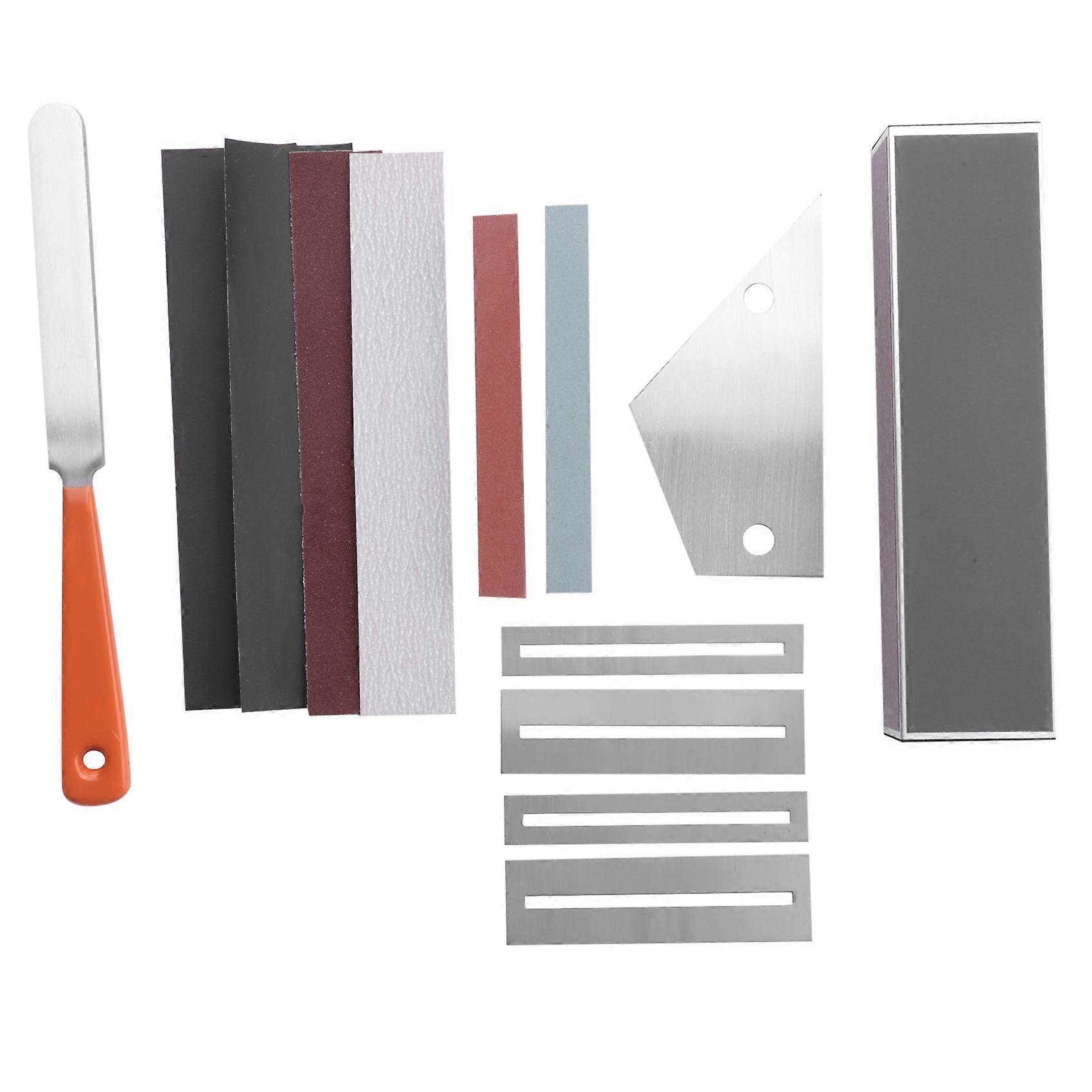 13 sztuk gitara lutnicza narzędzia gitara próg plik próg gitary poziomowanie belki podstrunnica osłona progu rocker