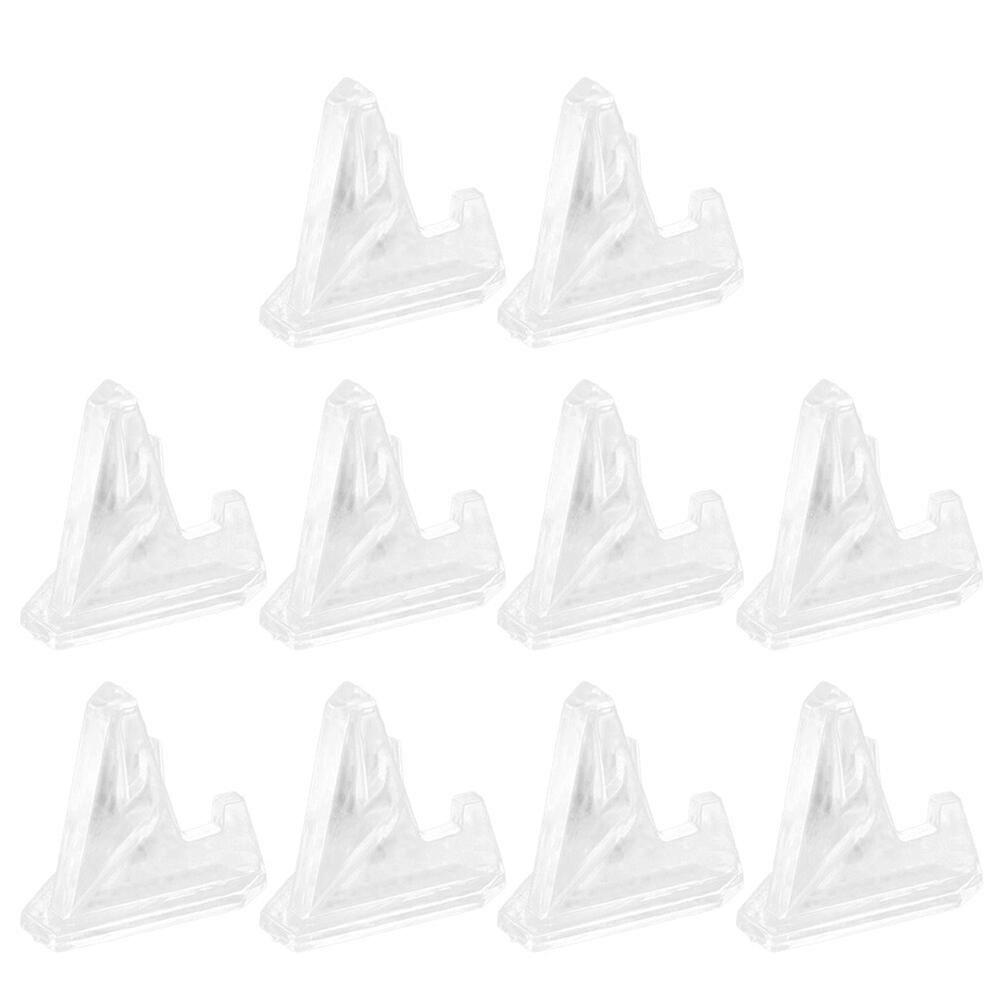 10pcs Badge Storage Holders Protective Badge Holders Coin Display Stands