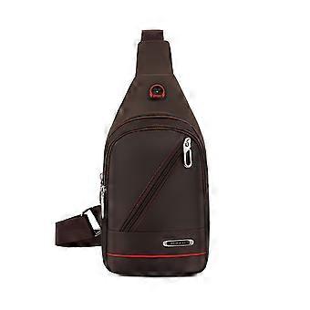 Men's Leather Crossbody Sling Bag - Shoulder Chest Bag For Casual & Travel 2 thumbnail image
