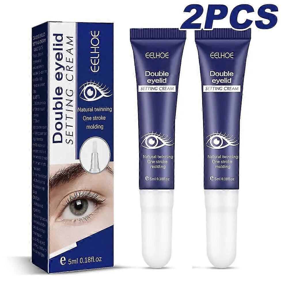 5ml Bigeyes Lifting Double Eyelid Defining Cream, Long Lasting Invisible Double Eyelid Shaping Cream, Eye Lifting And Firming Serum 1/2pcs
