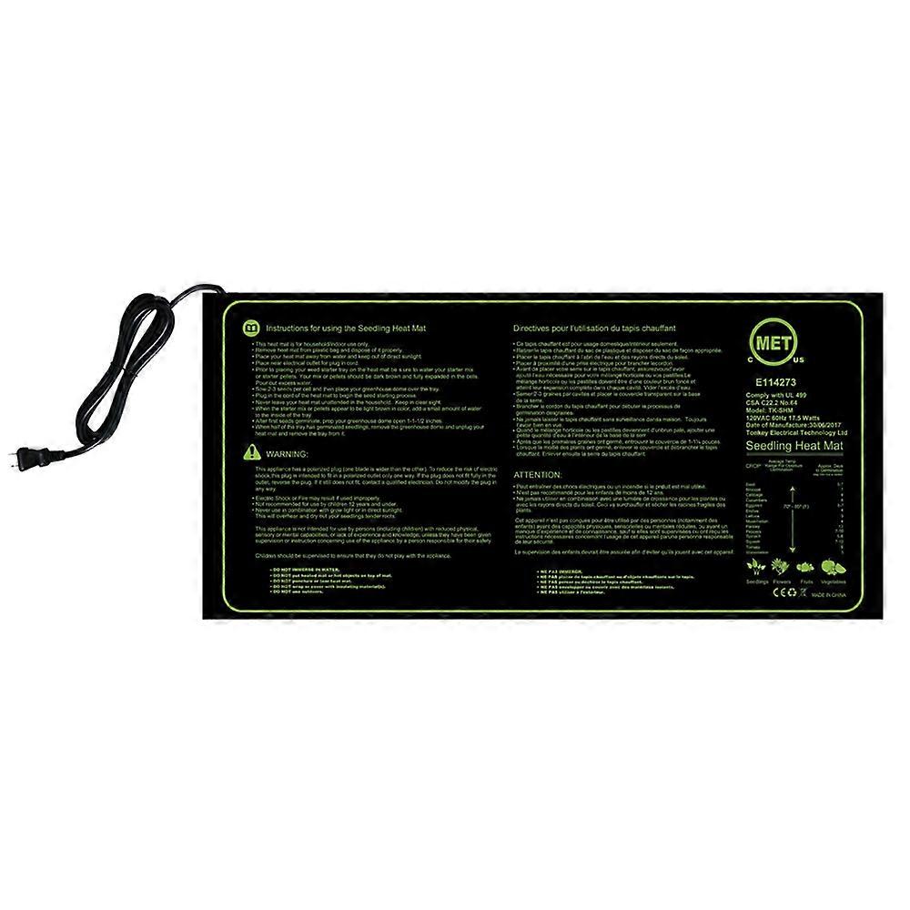 Seedling Heat Mat compatible with Seed Starting,Waterproof Heating Pad