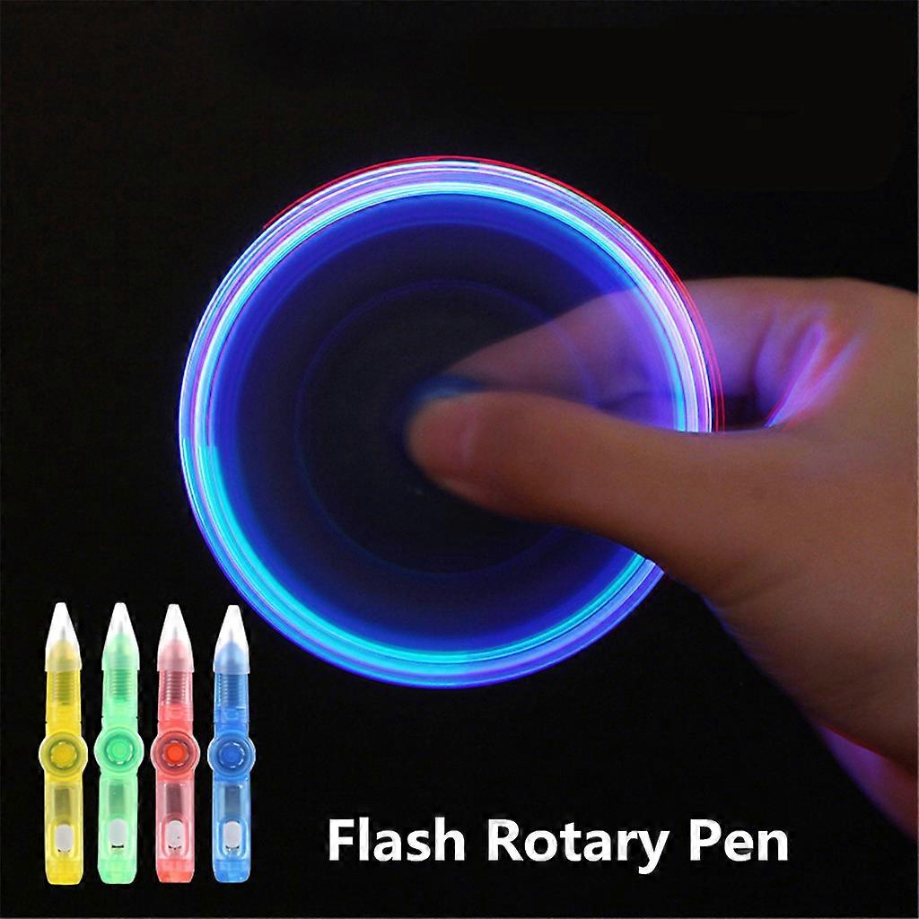 Portable Finger Spinner Shiny Pen Toys avec du plastique multicolore en option Fabriqué