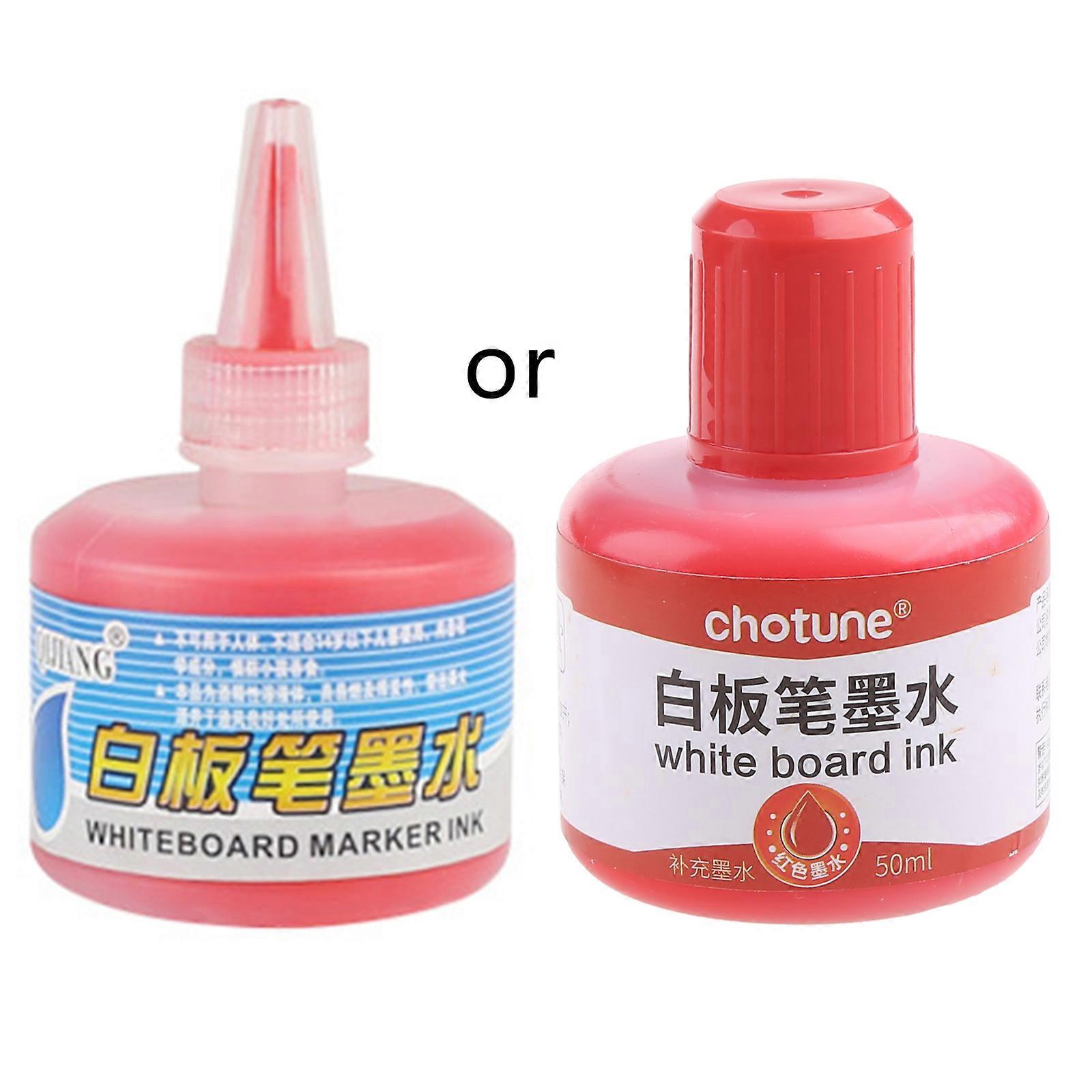  1 Bottle 50ml Refill Ink for Refilling Inks Whiteboard Marker Pen Black Red Blue