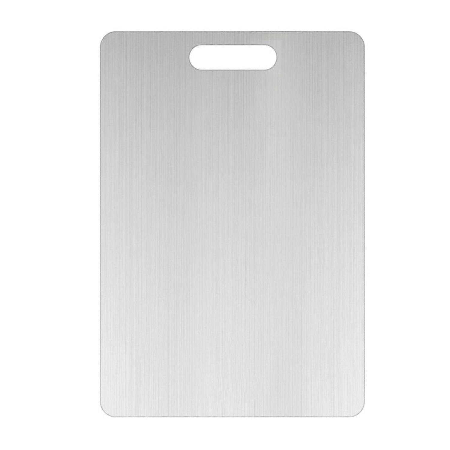 Stainless Steel Cutting Boards for Kitchen Cutting Edge Double Sided Cutting Mat Efficient Kitchen