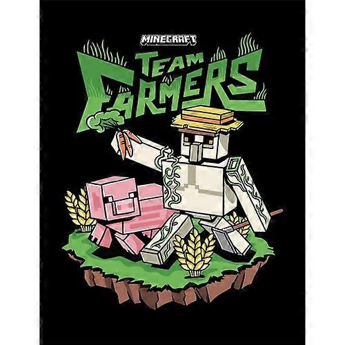 Minecraft Team Farmers Printed Framed Poster