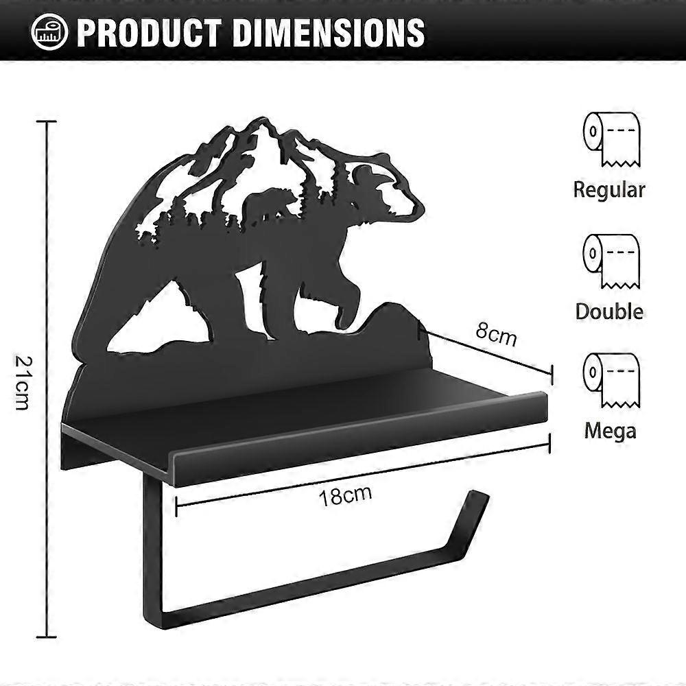Iron Napkin Holder Bear 210x180x80mm
