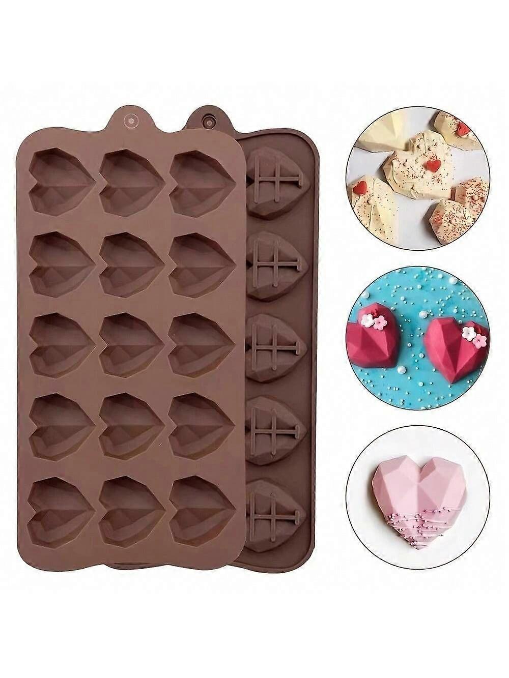 3D siliconen hartvorm met 15 rasters