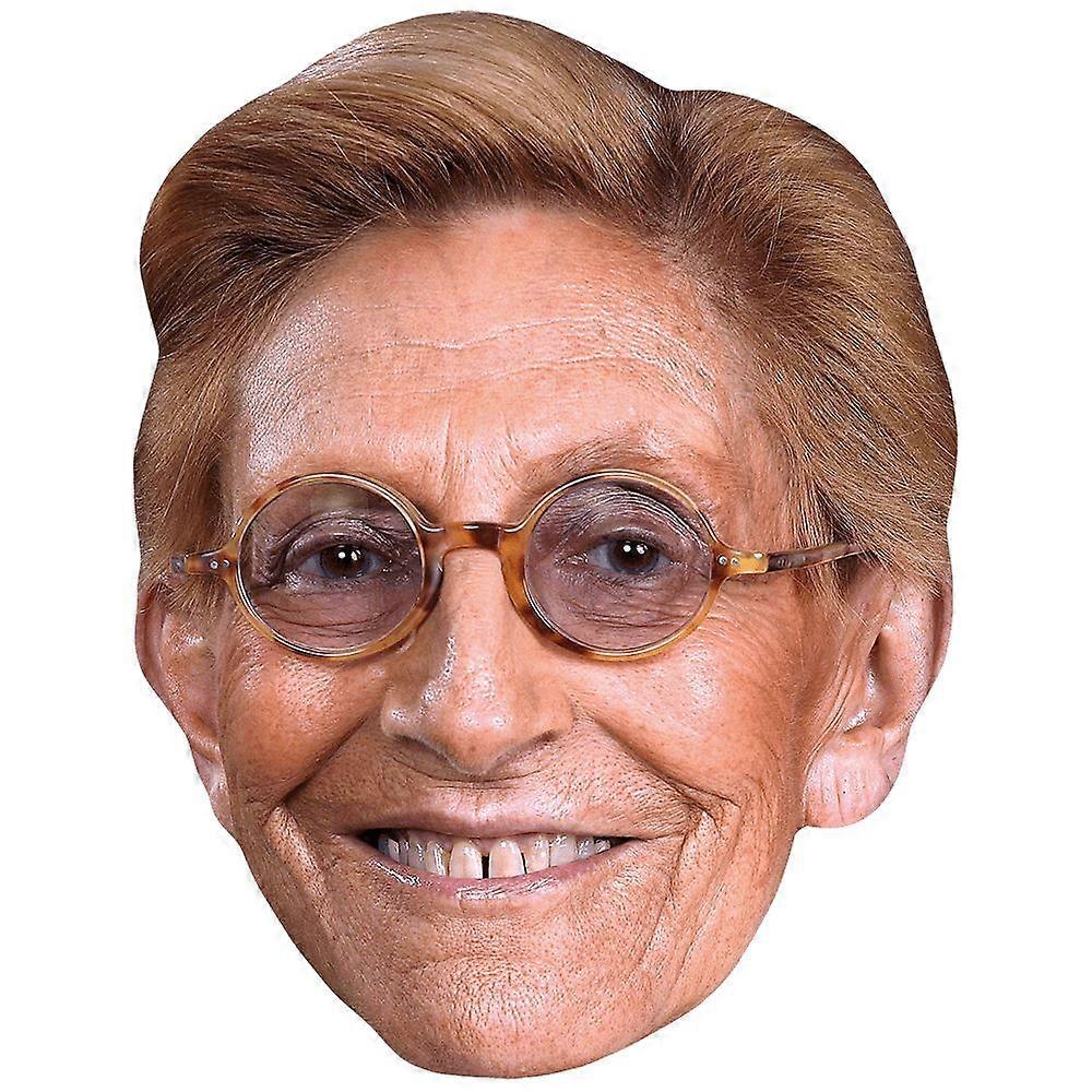 Isabelle Balkany (Glasses) Celebrity Mask, Flat Card Face