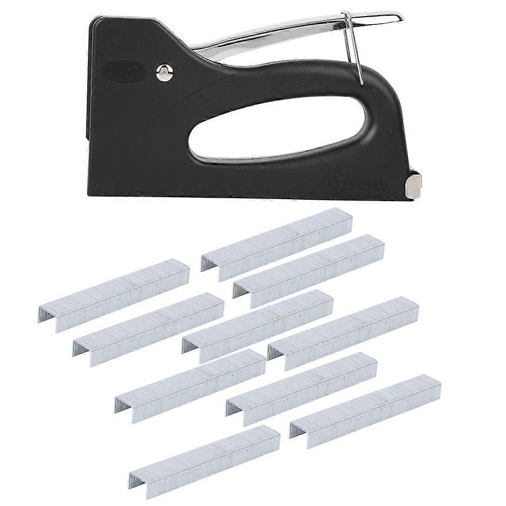 Manual Staple Nail Gun ABS Plastic Shell for Wooden Picture Frame with Safety Lock