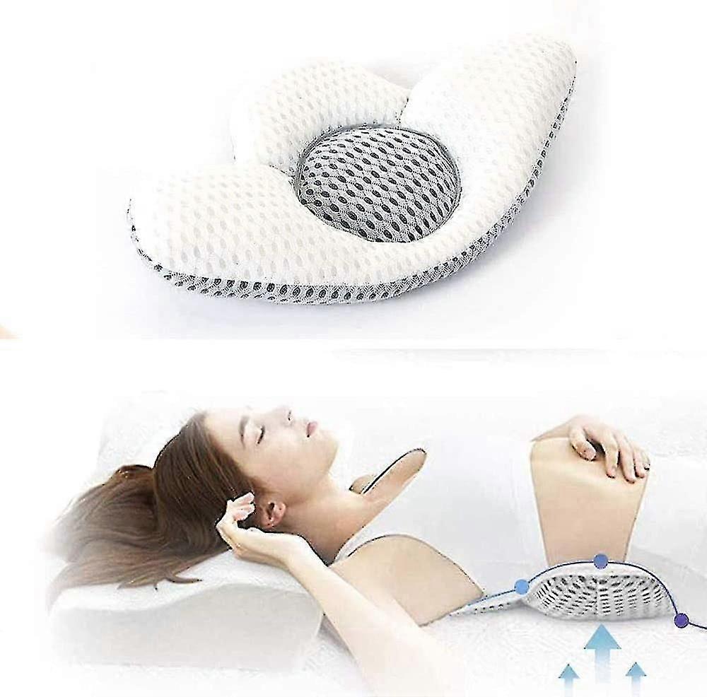 Lumbar support pad height adjustable sleeping pad lumbar pillow use