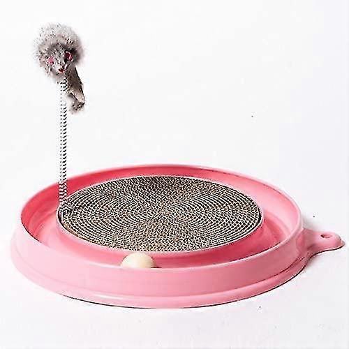 Cat Scratching Pad, Cardboard Scratcher for Interactive Play and Claw Sharpening