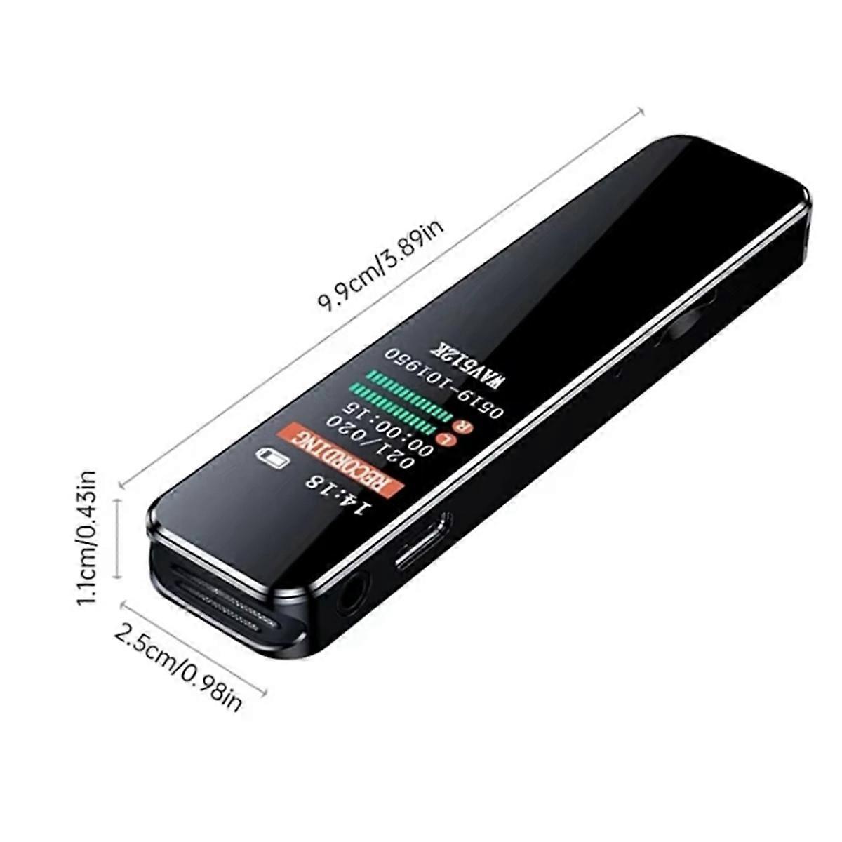 Digital Voice Recorder Pen Tragbarer MP3-Player Audio Recorder mit 512 Kbps Aufnahme von Arbeitsinterviews