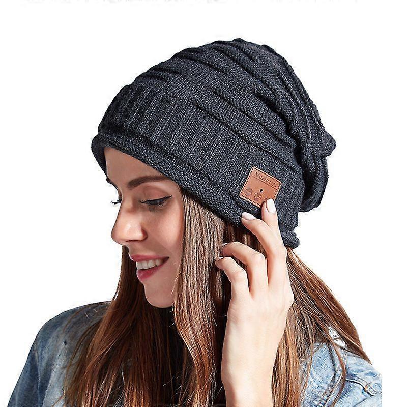 Wireless bluetooth knitted hat V5.0 call stereo music boutique hat