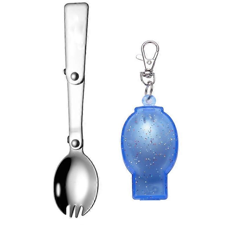 Folding Spoon Integrated Dual-use Picnic Portable Tableware