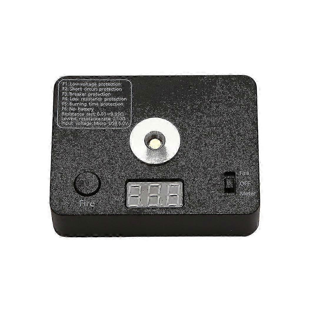 Resistance Tester Ohm Meter 521 Tab Led Coil Wire Diy Tool For E Cigarette 510 Thread Rda Rba Diy T