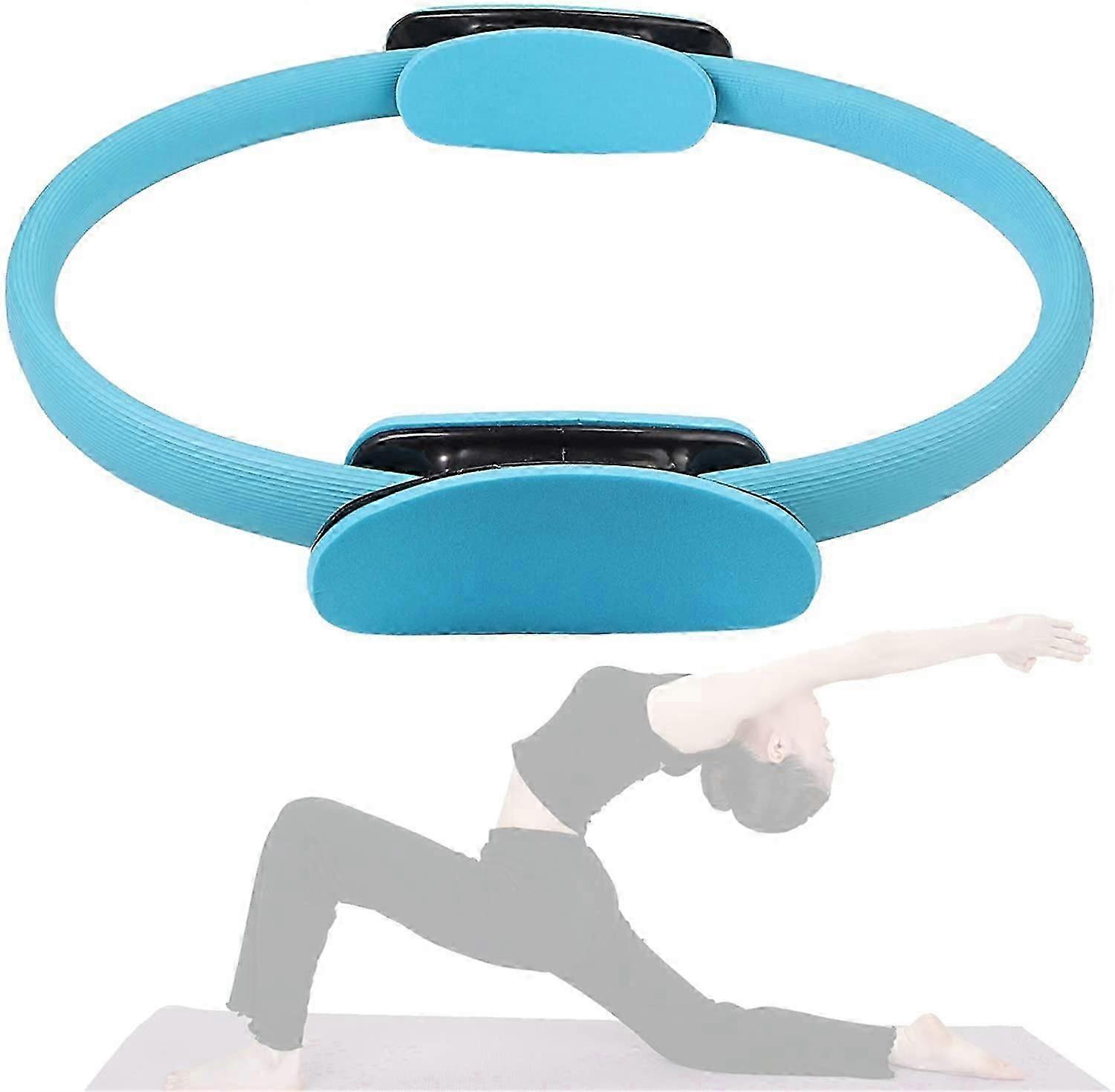 Pilates Ring, Fitness Magic Circle, Exercise Circle for Toning & Sculpting Inner & Outer Thighs - Improve Core Power Strength, Flexibility & Posture
