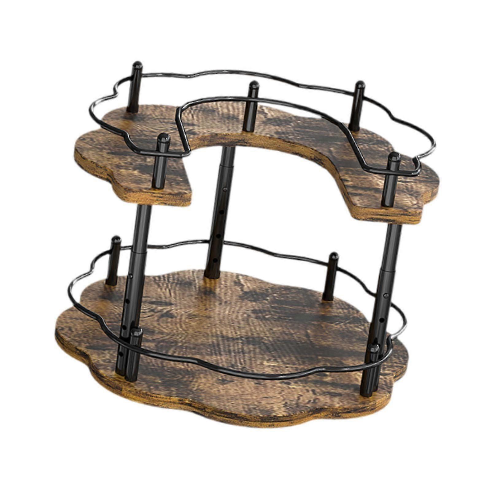 360 Degrees Rotating Spice Organizer Non Slip for Cabinet Refrigerator Table