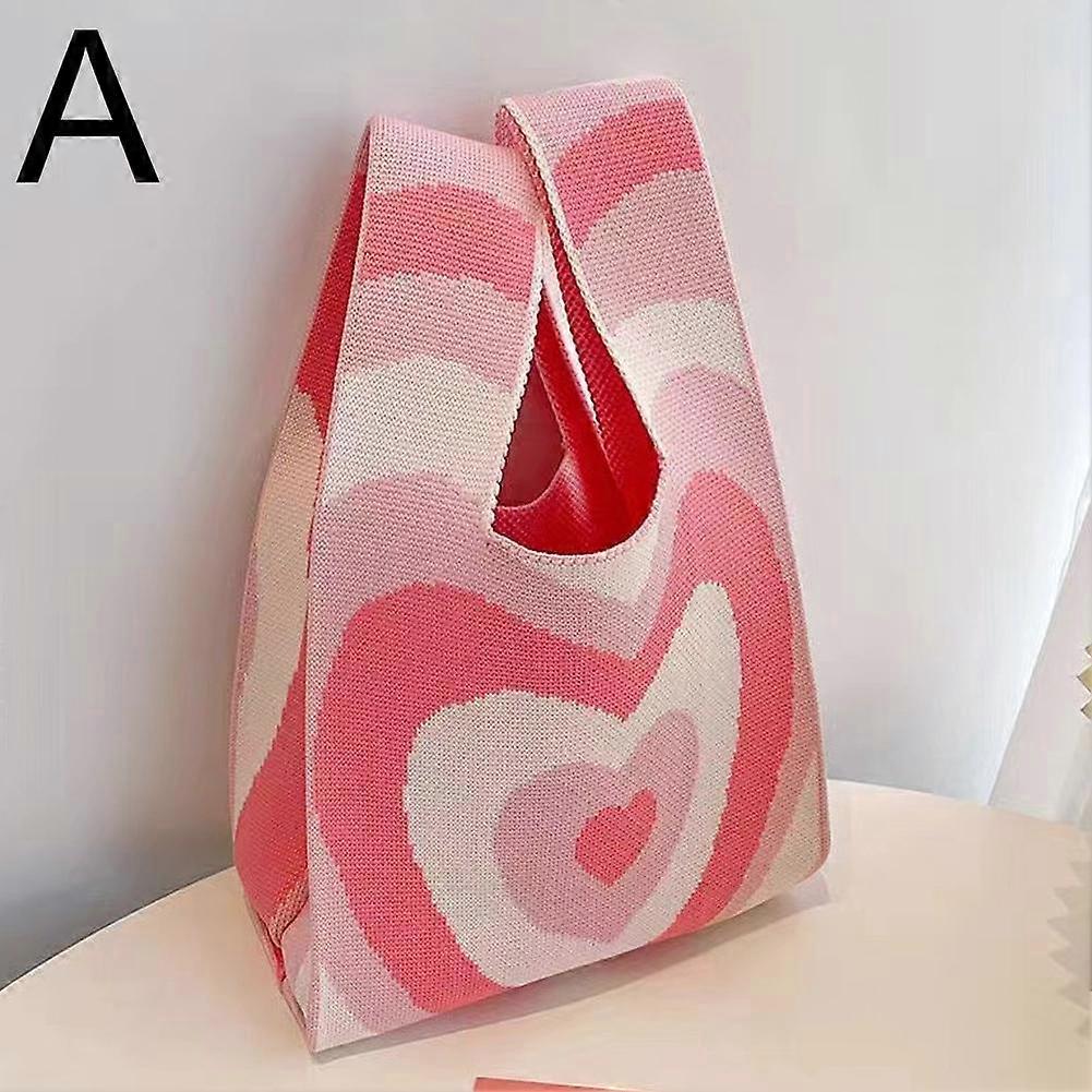 Design Shoulder Bag Shopping Bags Knit Handbag Knot Wrist Bag Tote Bag Handmade