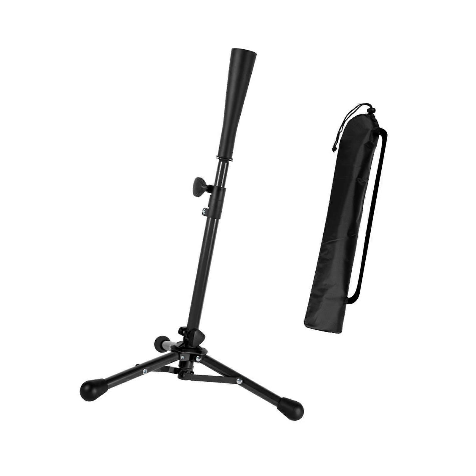 Kids Baseball Tee Practical Portable Baseball Batting Tee for Hitting Indoor Black