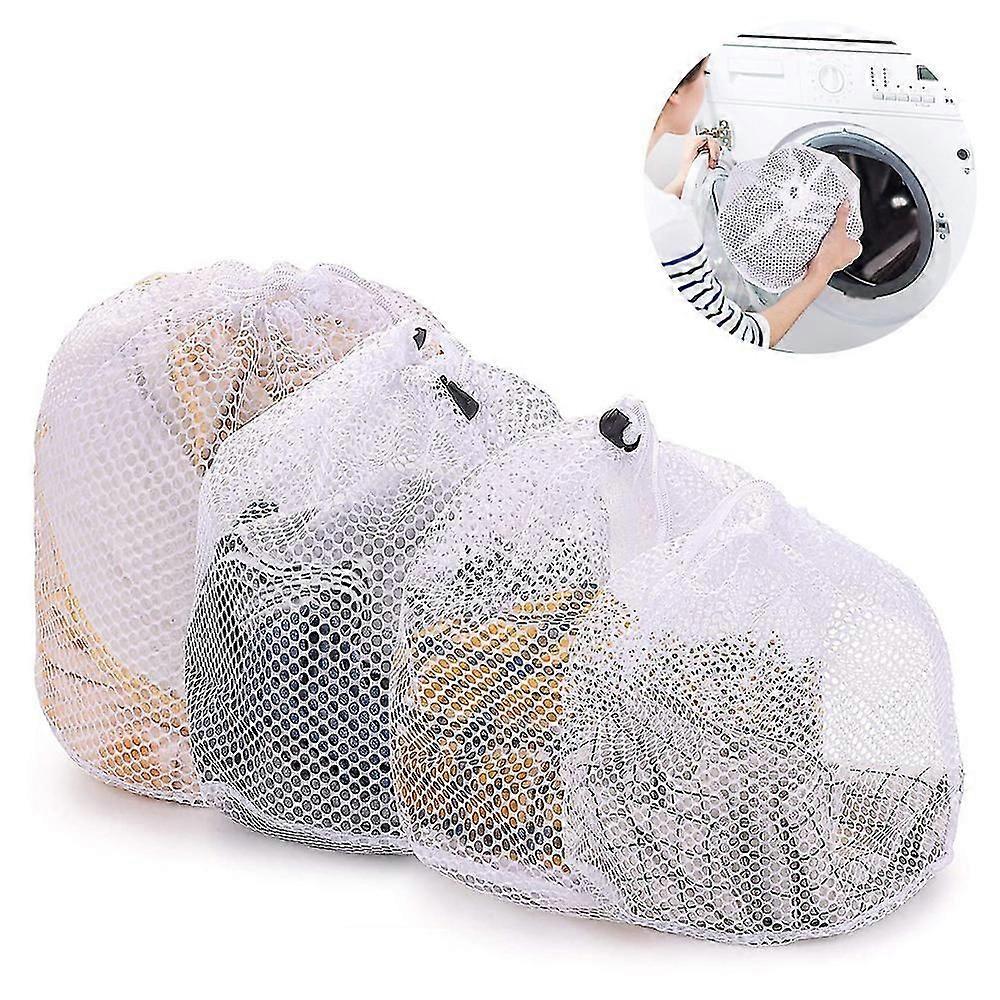Bags For Delicates With Drawstring,4 Pcs Clothing Laundry Liners
