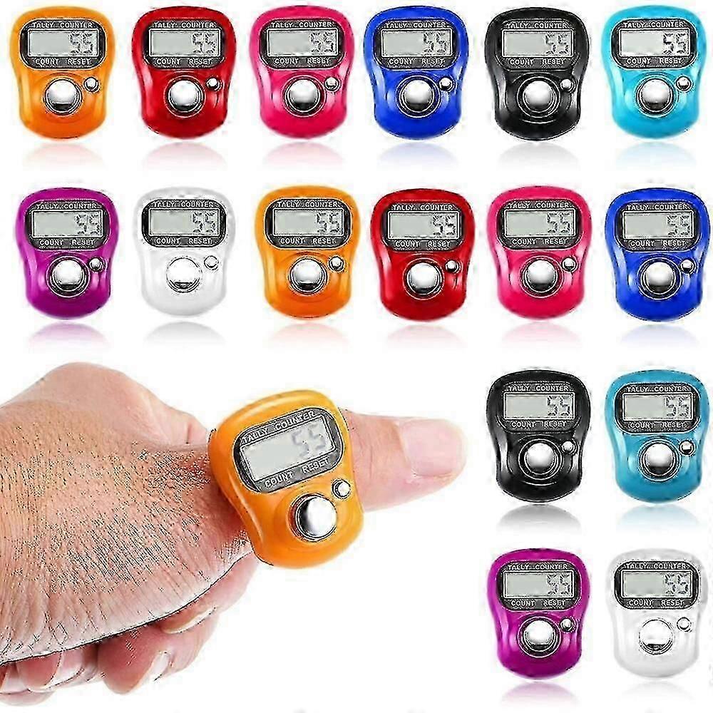 Finger Ring Digital Tasbeeh Tasbih Tally Counter Timer Religious Knitting Row   hk