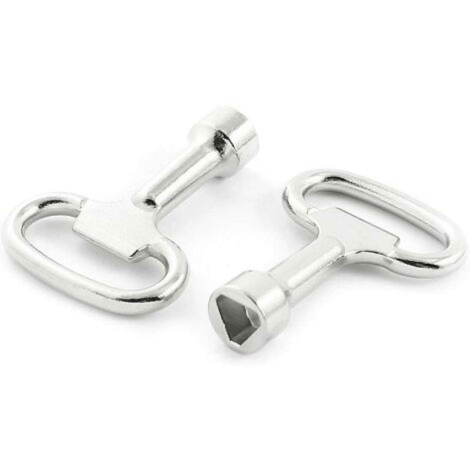 Versatile Triangle Socket Spanner Key, Aluminum Alloy, Chrome Plated