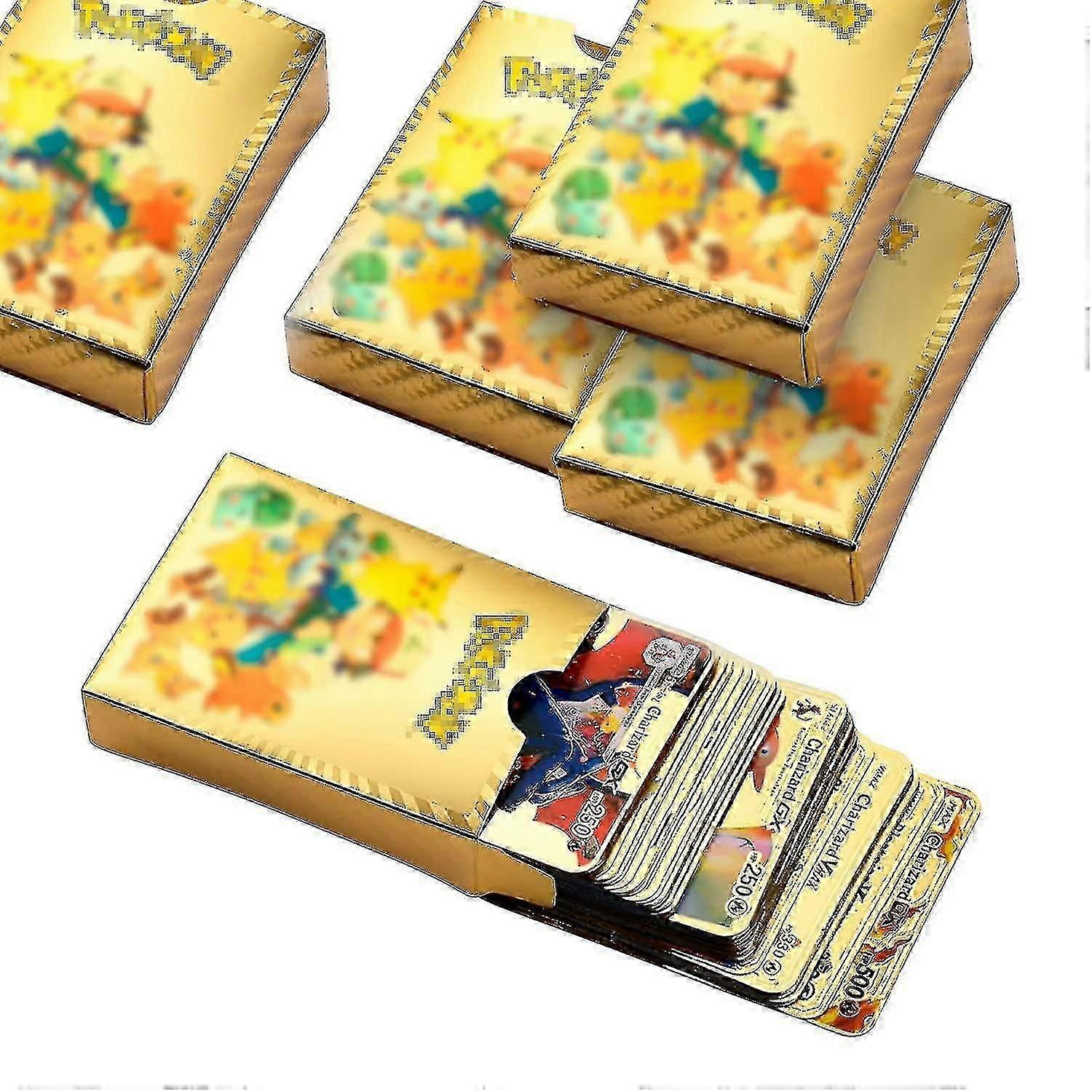 55 Pcs Tcg Deck Box Including Gold Foil Card Assorted Cards