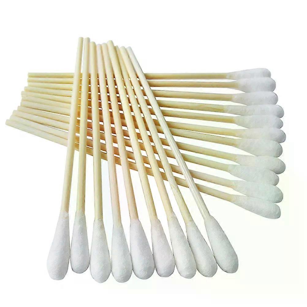 200pcs 6 polegadas Swabs algodão vara Swab sala limpa dedicada limpar limpar o algodão tipado aplicador de madeira Swab