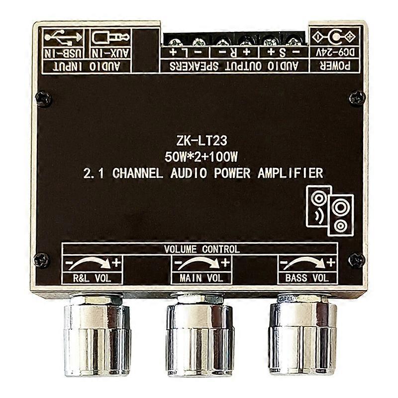 -LT23 5.1 Bluetooth Power Amplifier 50W 2.1Channel for Sound Box