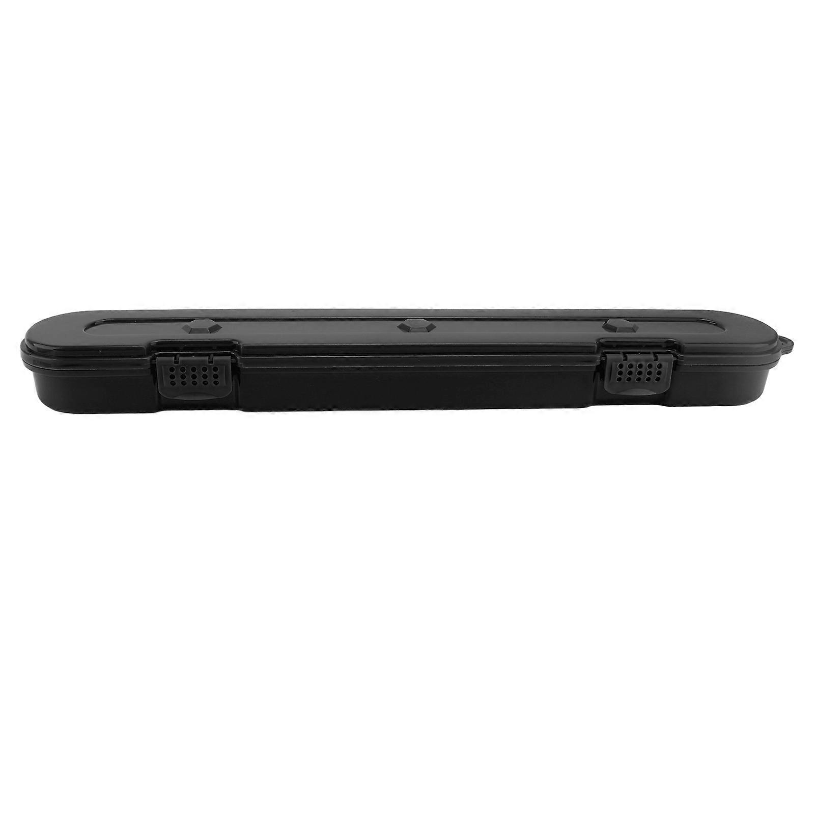 Chainsaw Storage Box Large Capacity Plastic Electric Chainsaw Chain Carrying Case Black