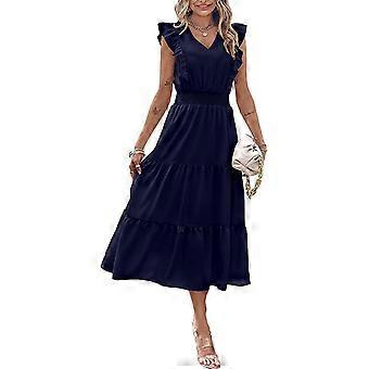 leopard print chiffon maxi dress Breanna Strapless / | MESHKI BlueMonday25 We're Still Not Over grazing length with a Color:Light Gray (3)