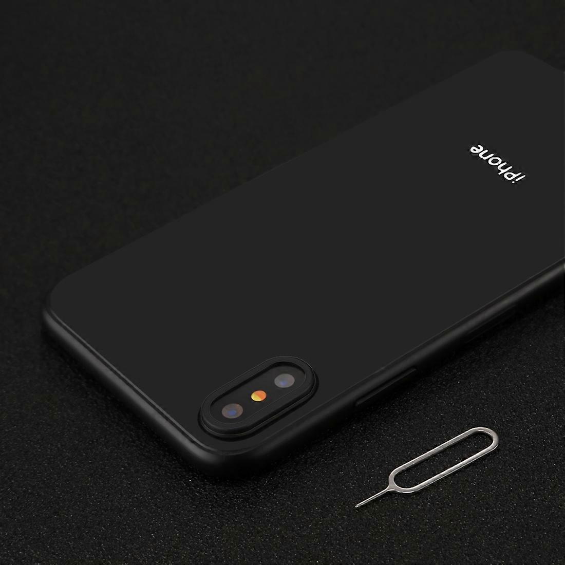 For iPhone X Rear Camera Lens Protection Ring Cover with Tray Eject Tool Needle